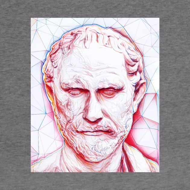 Megasthenes Portrait | Megasthenes Artwork | Line Art by JustLit